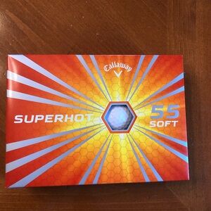 Callaway Superhot 55 Soft White Golf Balls in Orig. Packaging. Brand new